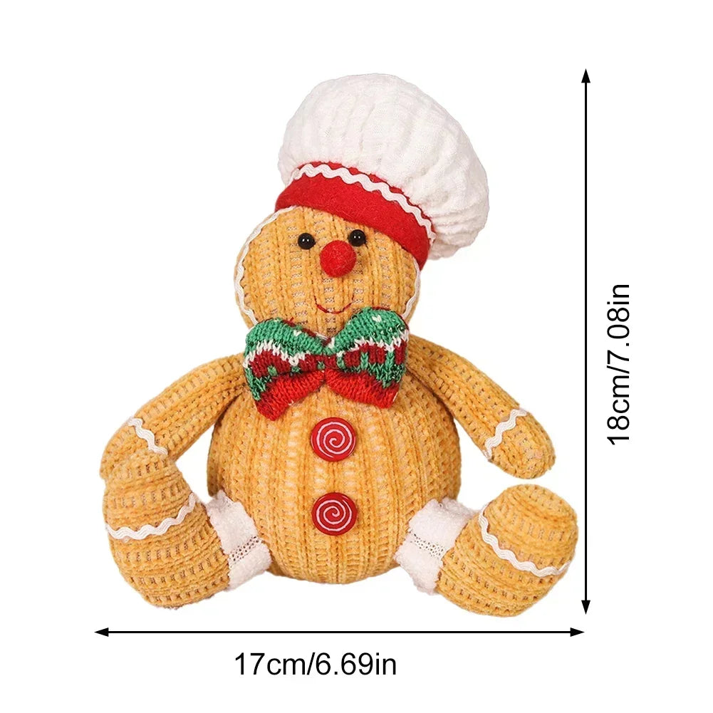Gingerbread Doll as Plush Ornament