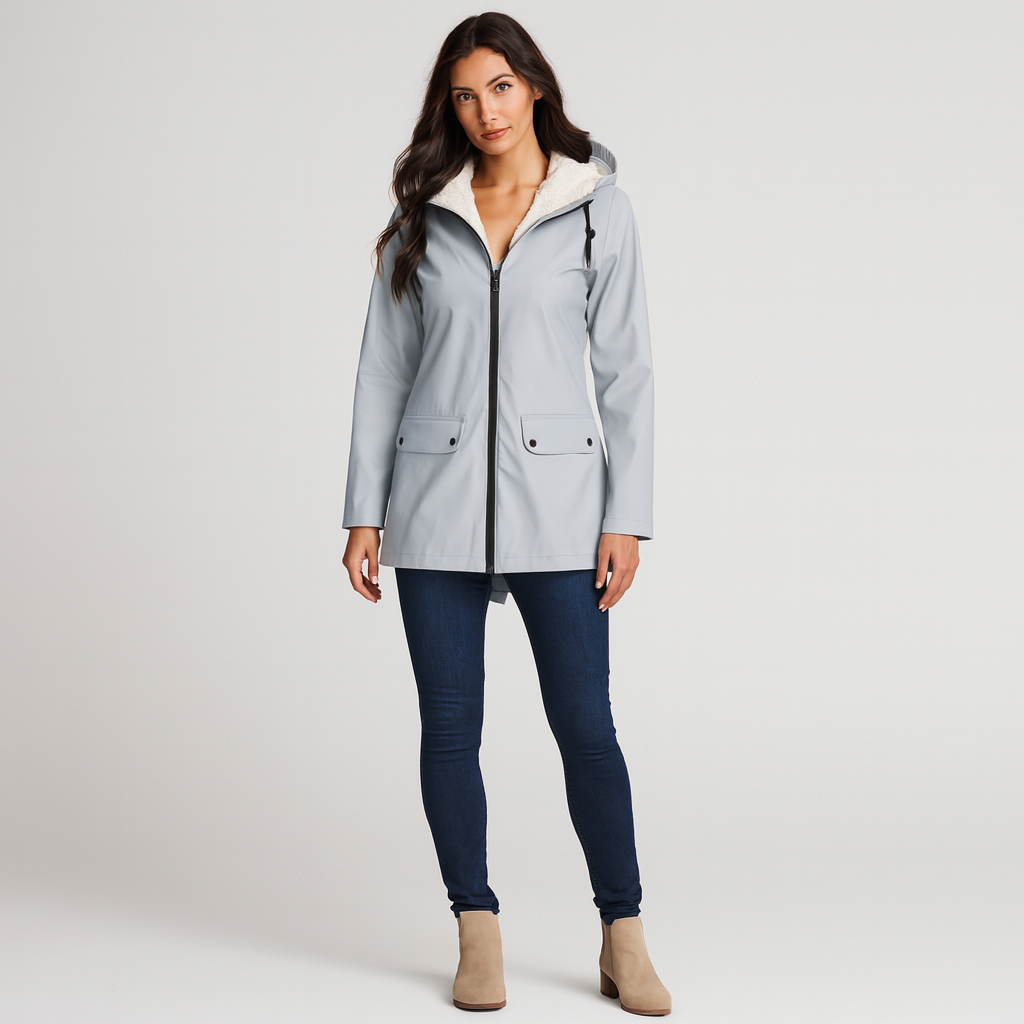 Shania | Waterproof Winter Trench Coat with Hood
