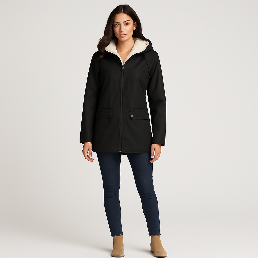 Shania | Waterproof Winter Trench Coat with Hood