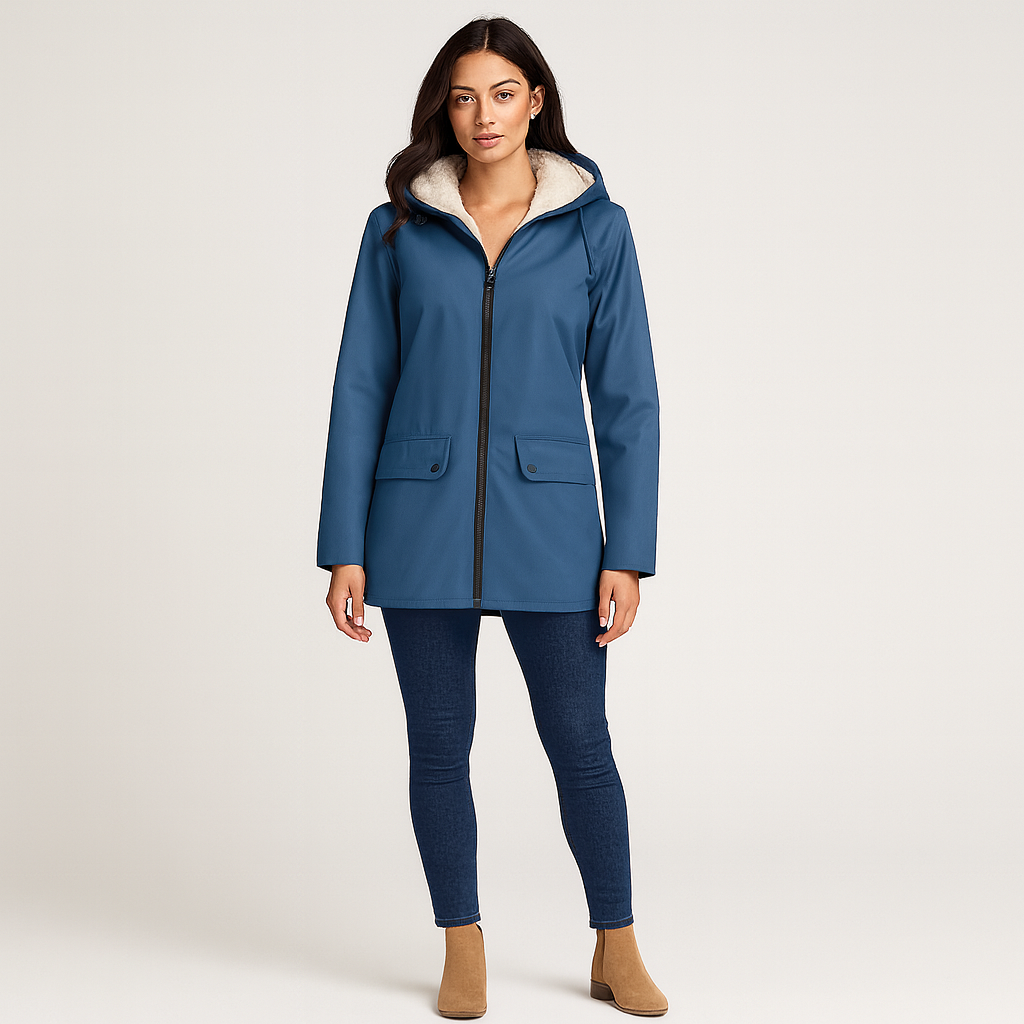 Shania | Waterproof Winter Trench Coat with Hood