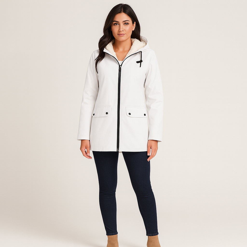 Shania | Waterproof Winter Trench Coat with Hood