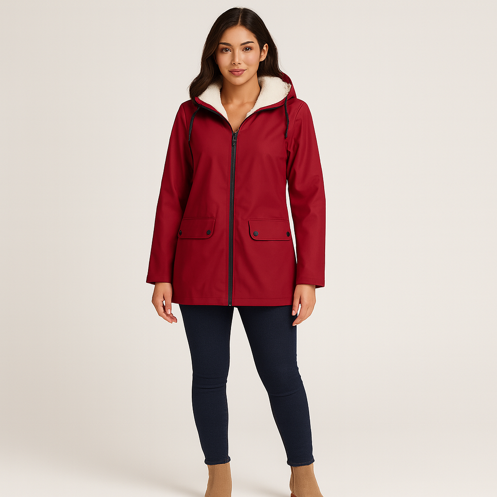 Shania | Waterproof Winter Trench Coat with Hood