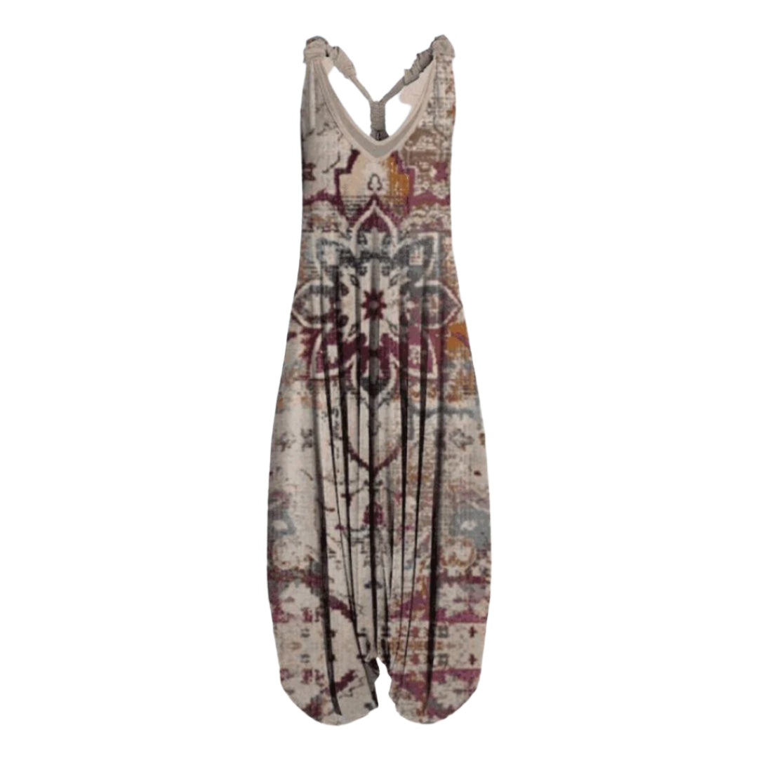 Via Printed Jumpsuit