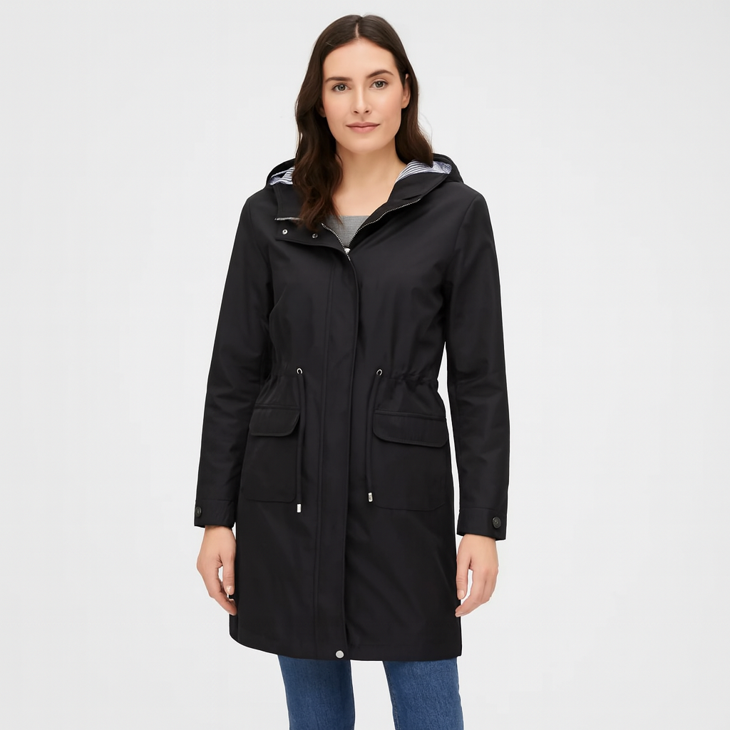 Solaria | Waterproof Raincoat with Hood and Pockets