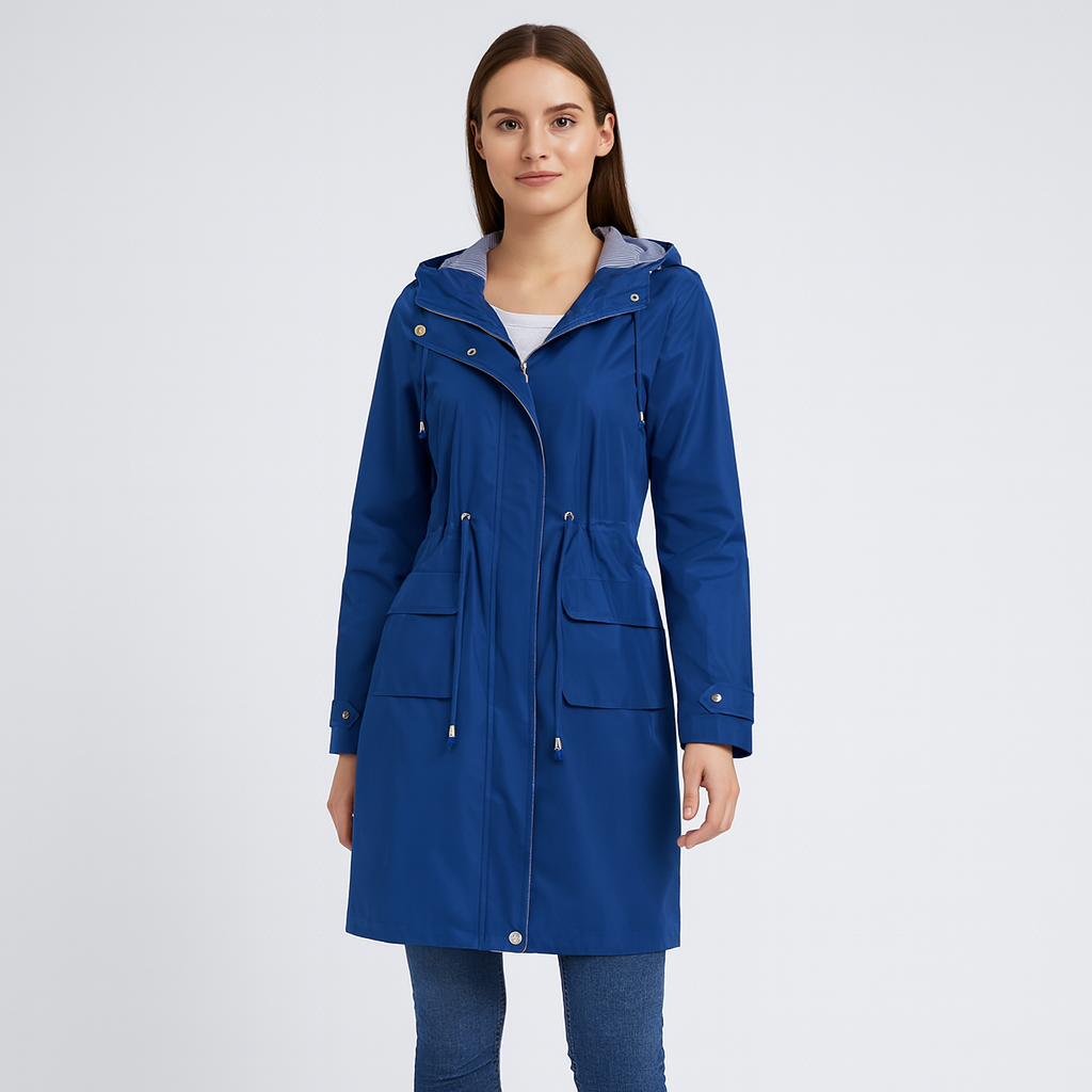 Solaria | Waterproof Raincoat with Hood and Pockets