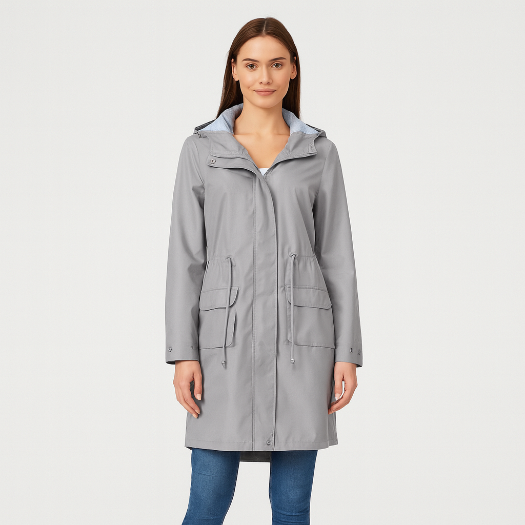 Solaria | Waterproof Raincoat with Hood and Pockets