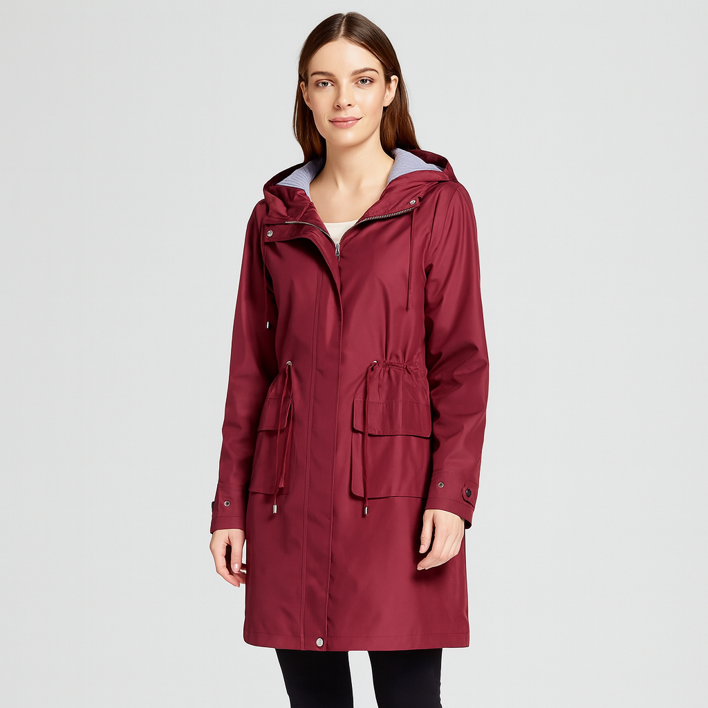Solaria | Waterproof Raincoat with Hood and Pockets