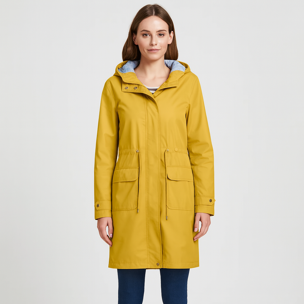 Solaria | Waterproof Raincoat with Hood and Pockets