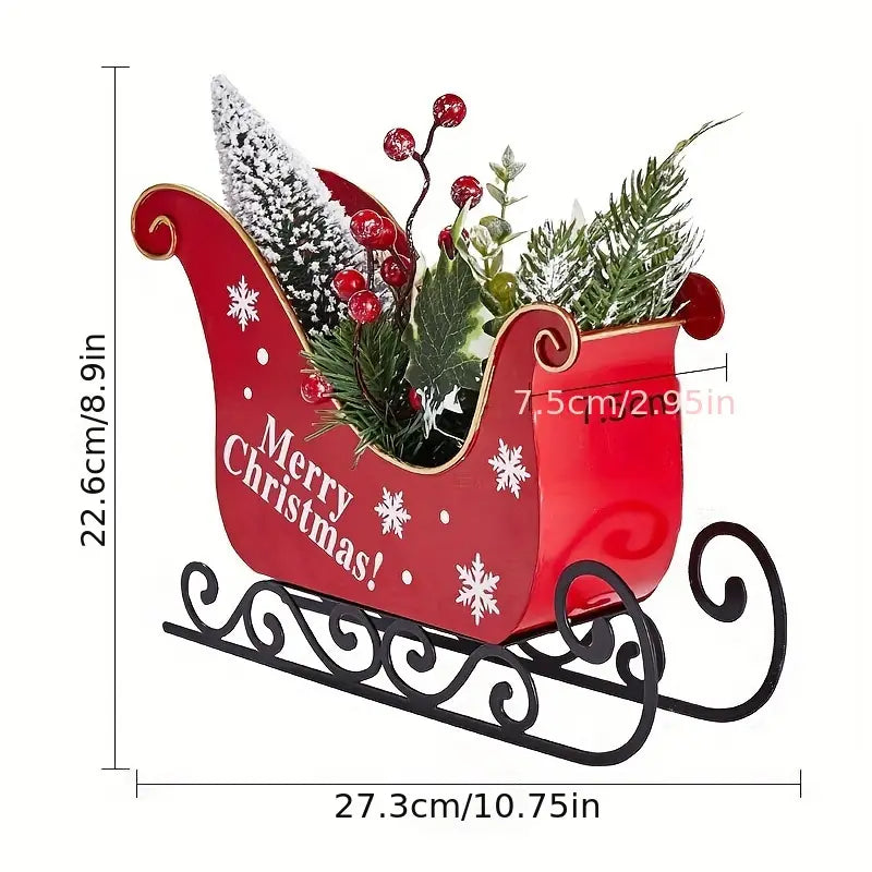 Starlight | Festive Sleigh Centerpiece