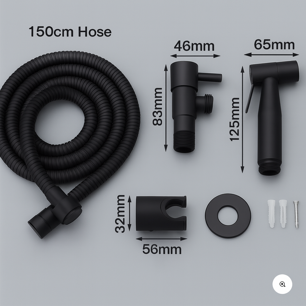 StreamMist | Stainless Steel Bidet Spray with Wall Mount