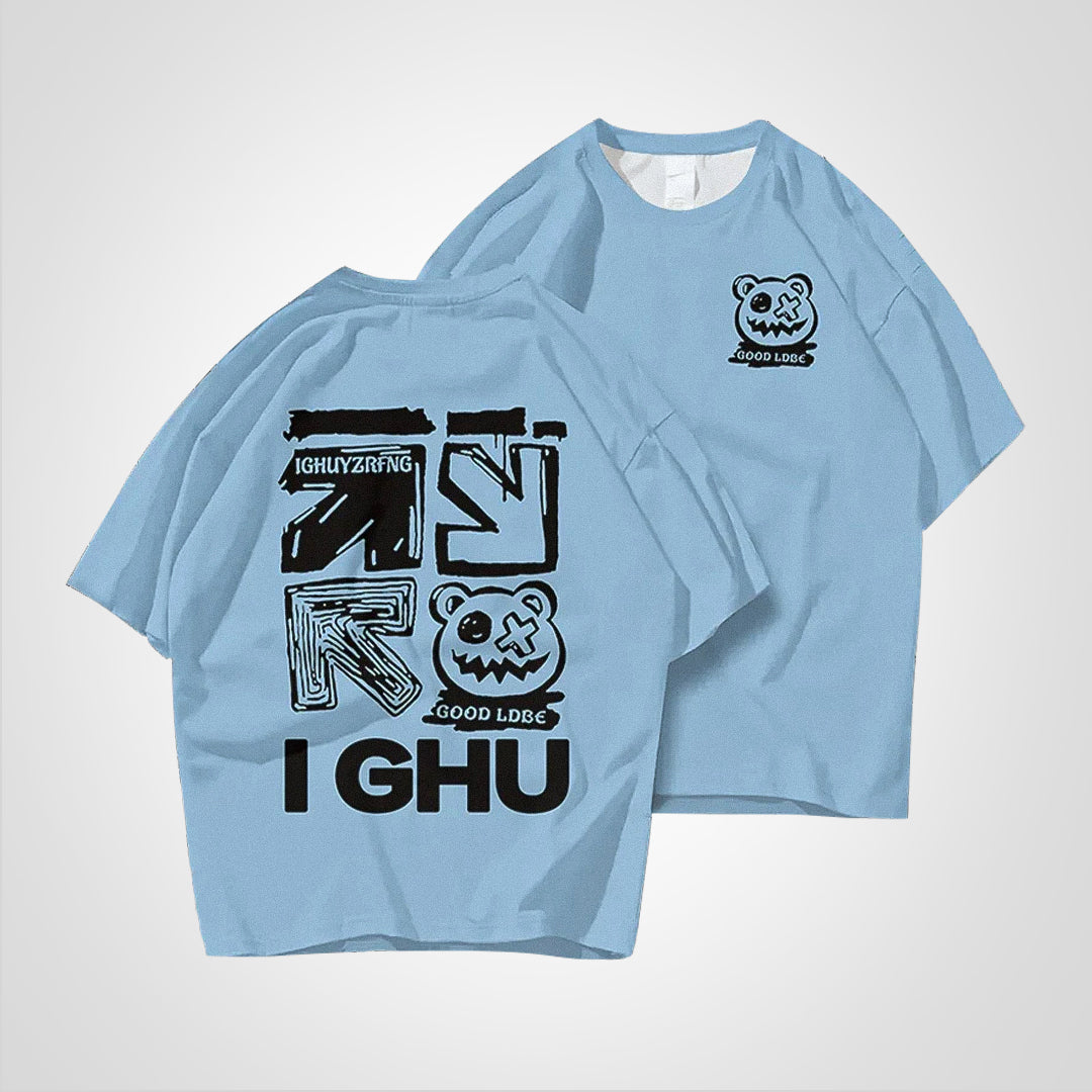 TecNight - Printed T-Shirt in Plus Size