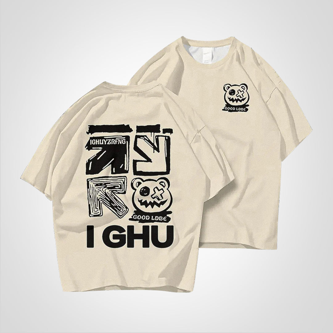 TecNight - Printed T-Shirt in Plus Size