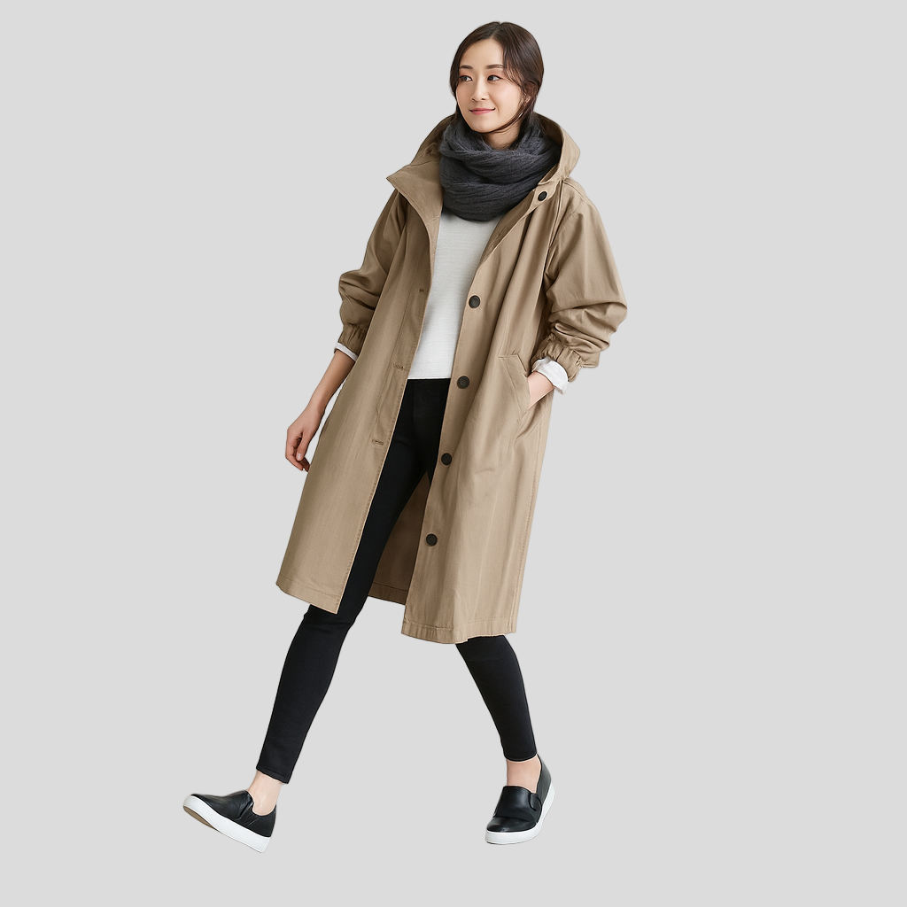 Vellora | Elegant Waterproof Trench Coat