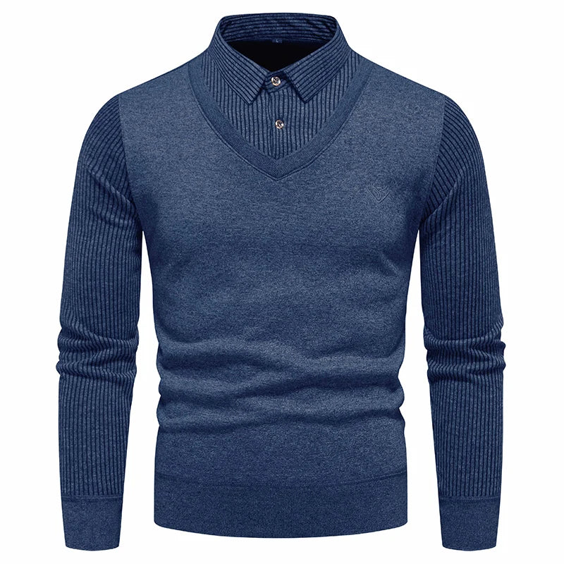 Jesper – Comfortable Slim-Fit Two-Piece Sweater