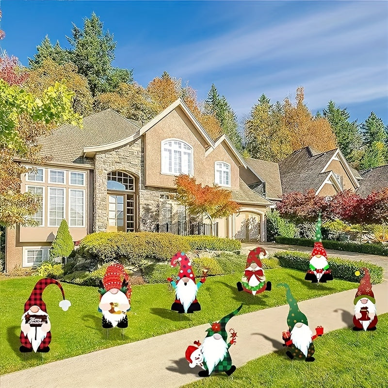 Jolly | 8 Sets Christmas Vacation Dwarf Decorations