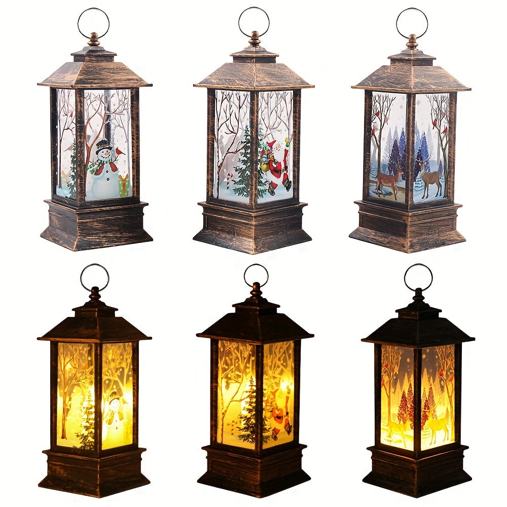 3 Sets | Christmas Candle Holders Small Lanterns