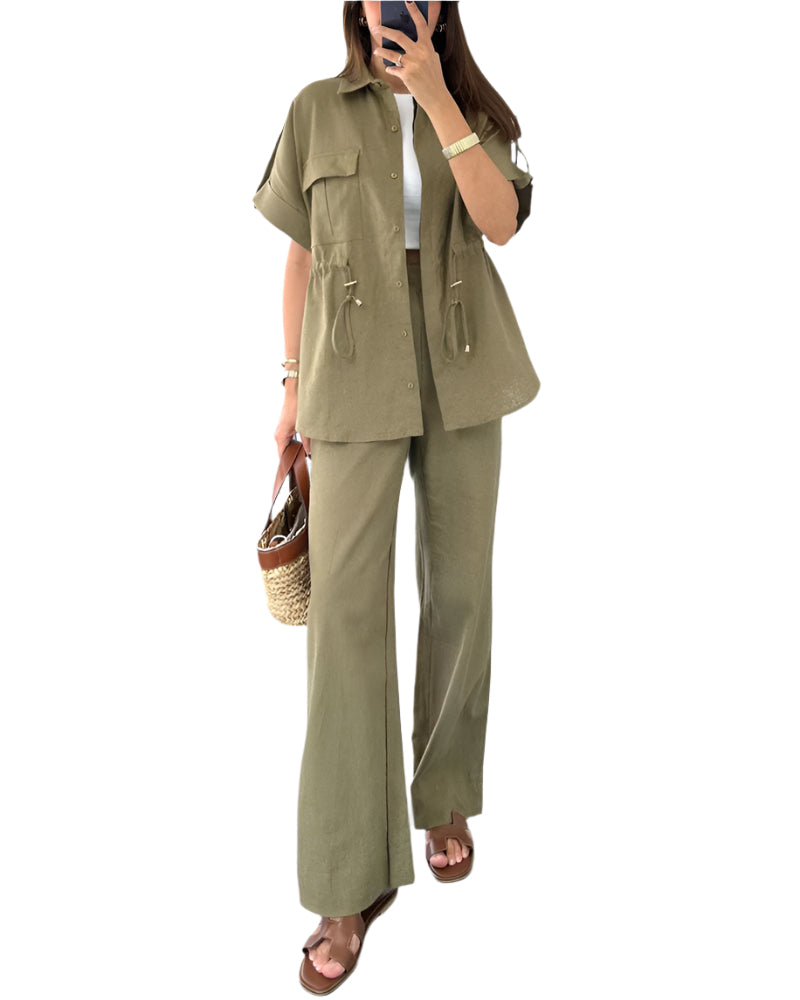 NordicEase | Work clothes Two-piece set with drawstring