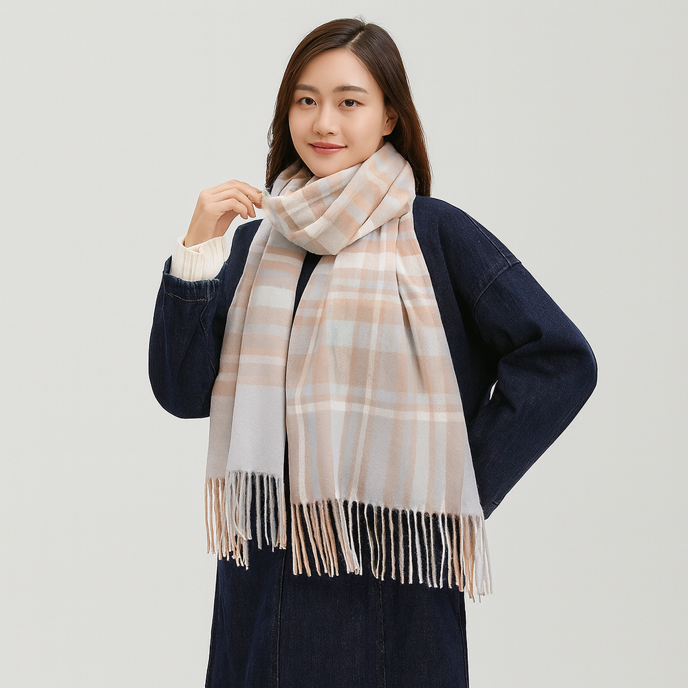 Sofia | Oversized Winter Scarf with Soft Knit