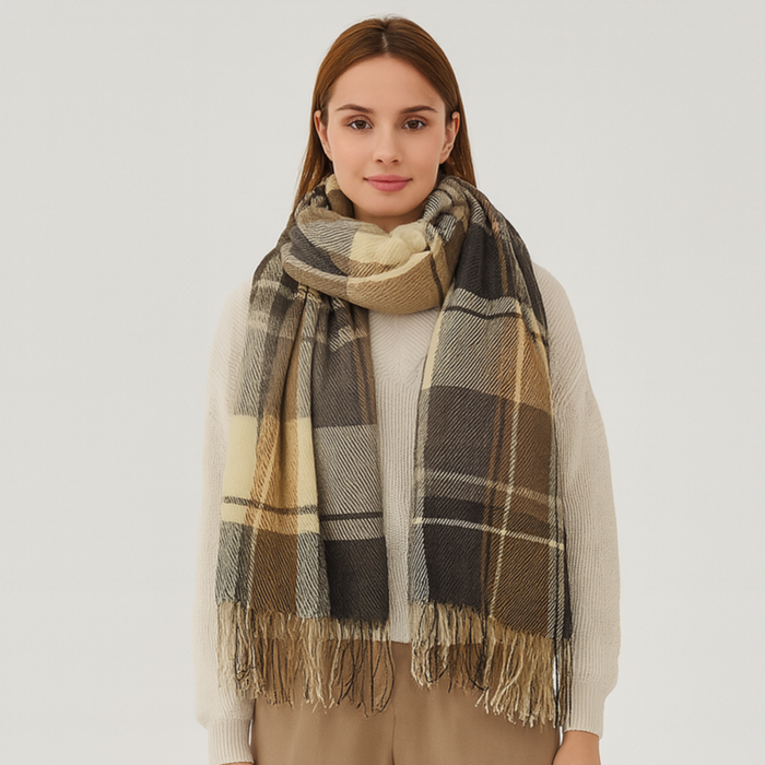 Sofia | Oversized Winter Scarf with Soft Knit