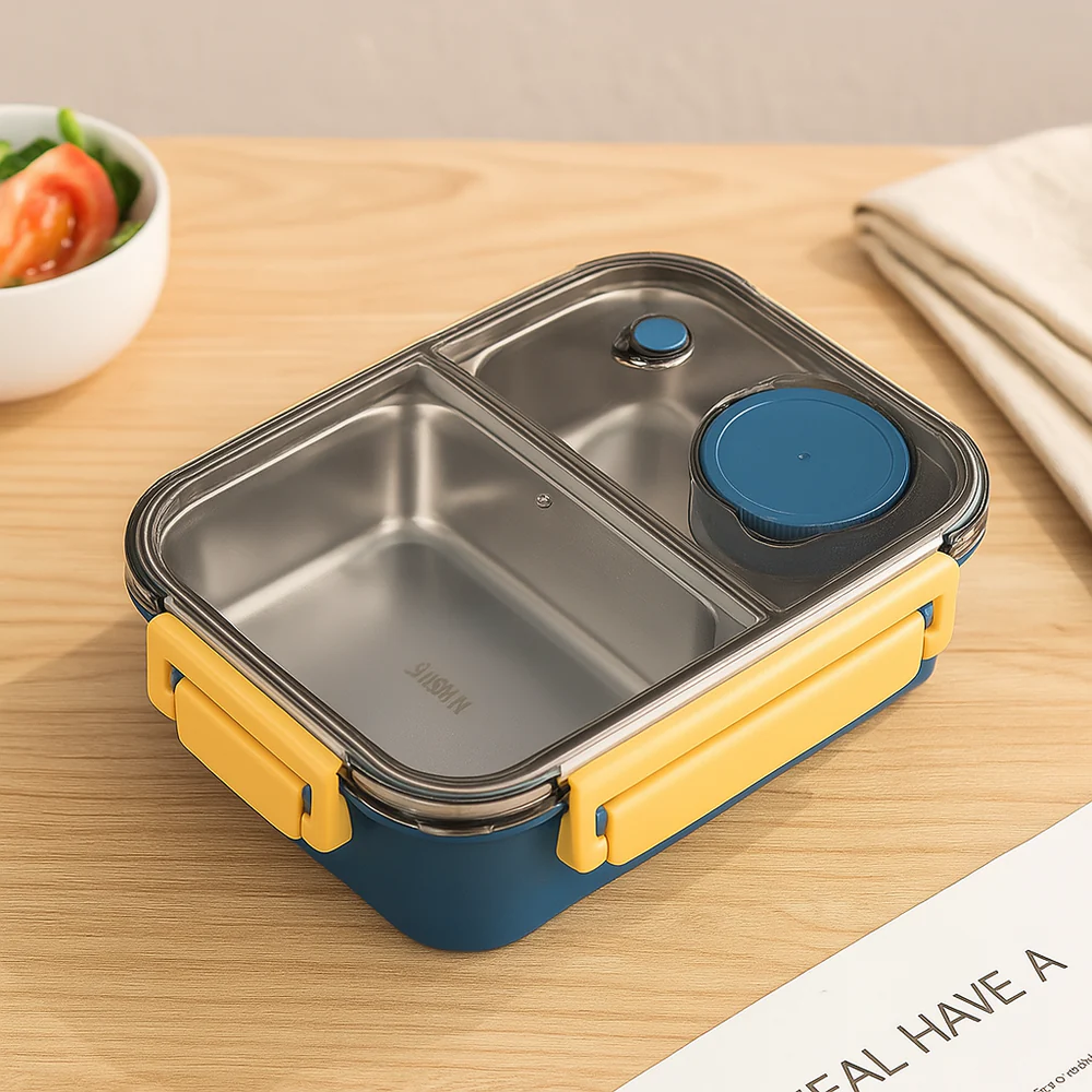 Lunch box for office and school – compact lunch box for on the go