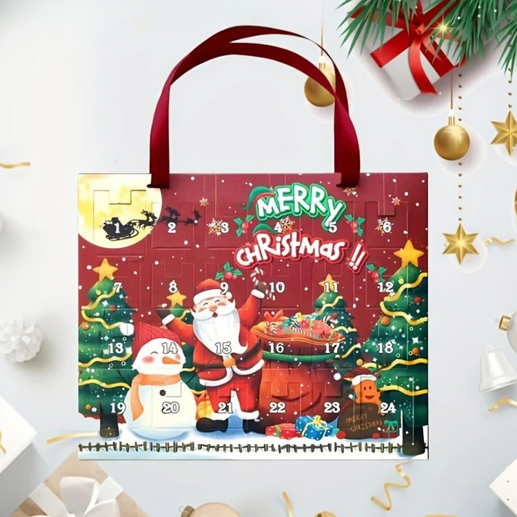 24-Day Advent Calendar – Surprise Gift Box with Christmas Decorations