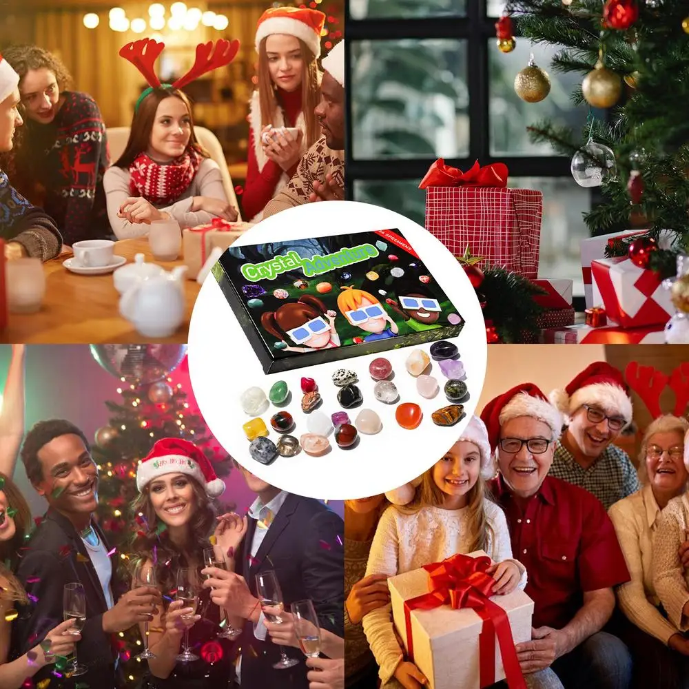 2025 Countdown Calendar Collector's Item with Gemstones