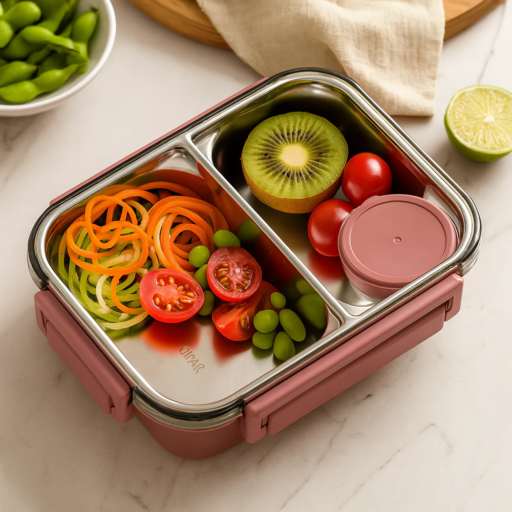 Lunch box for office and school – compact lunch box for on the go