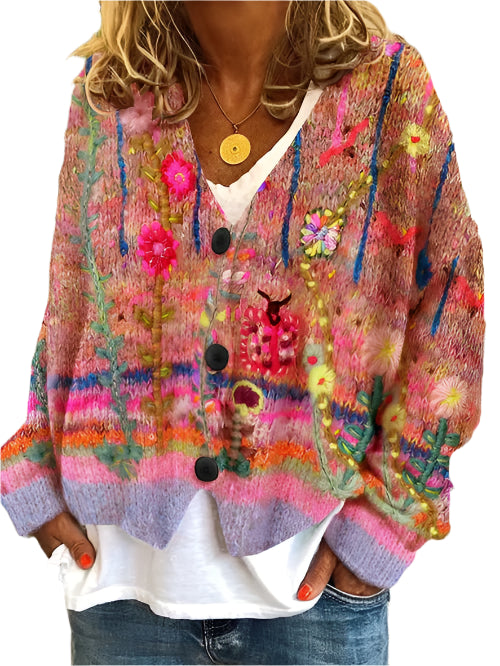 Isobelle | Retro-inspired cardigan jacket for women