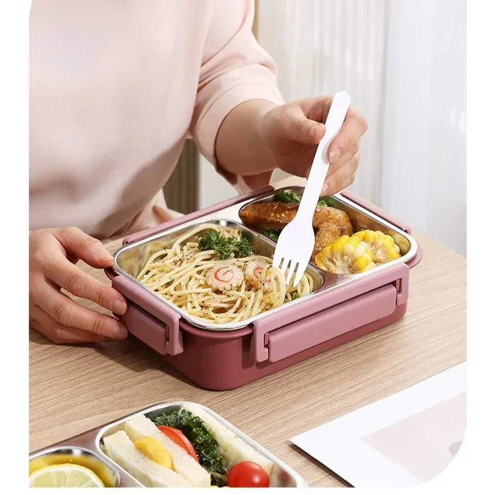 Lunch box for office and school – compact lunch box for on the go