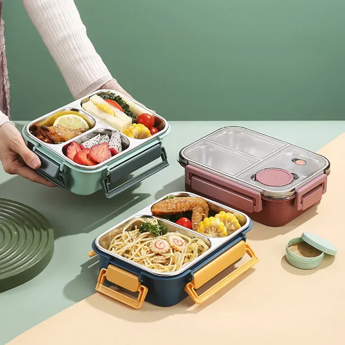 Lunch box for office and school – compact lunch box for on the go
