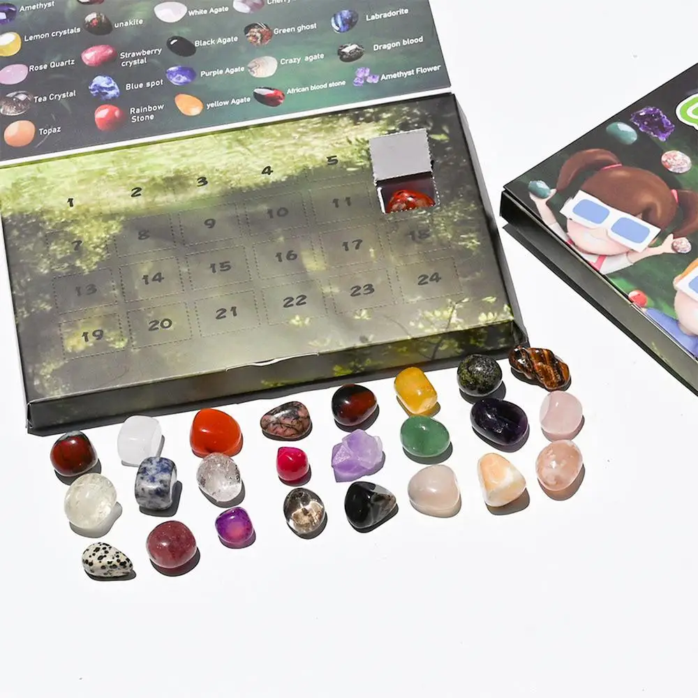2025 Countdown Calendar Collector's Item with Gemstones