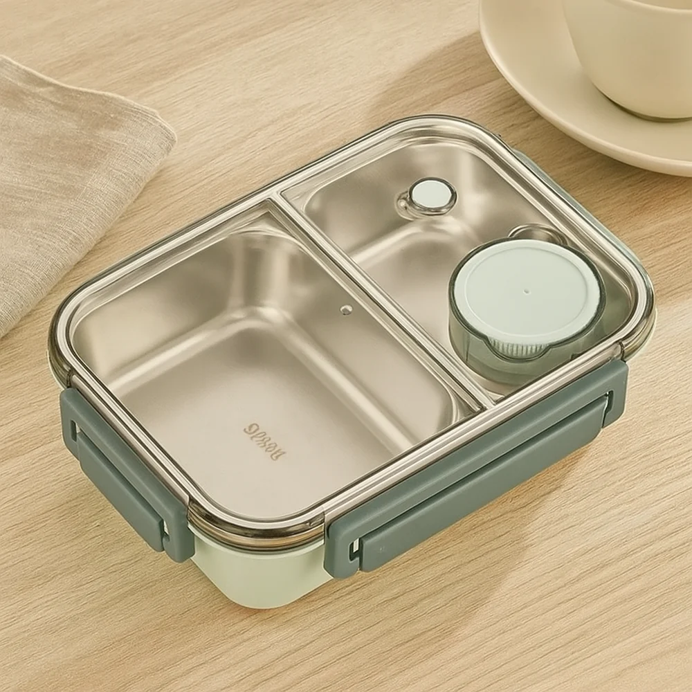 Lunch box for office and school – compact lunch box for on the go