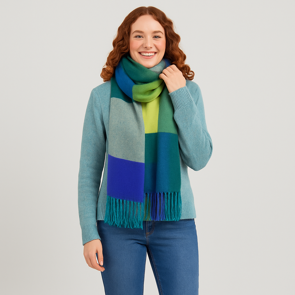 Sofia | Oversized Winter Scarf with Soft Knit
