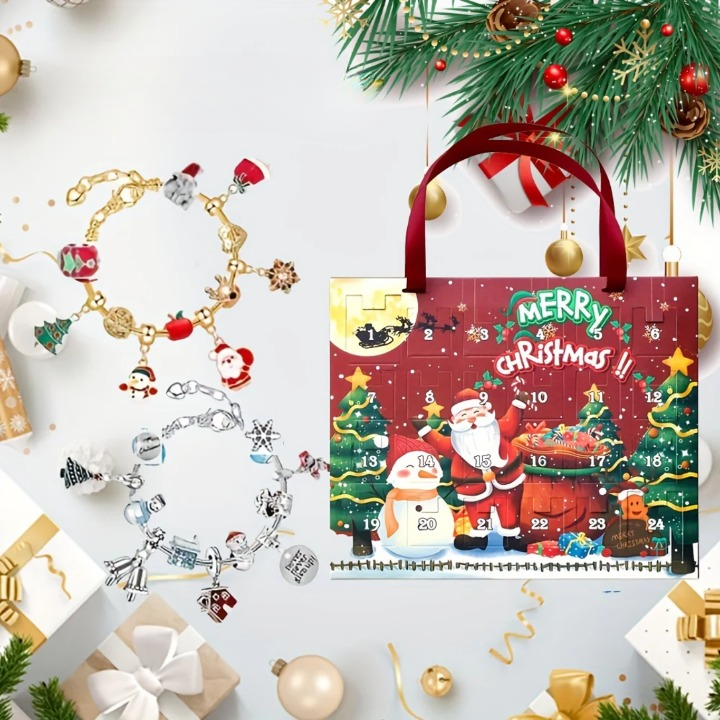 24-Day Advent Calendar – Surprise Gift Box with Christmas Decorations