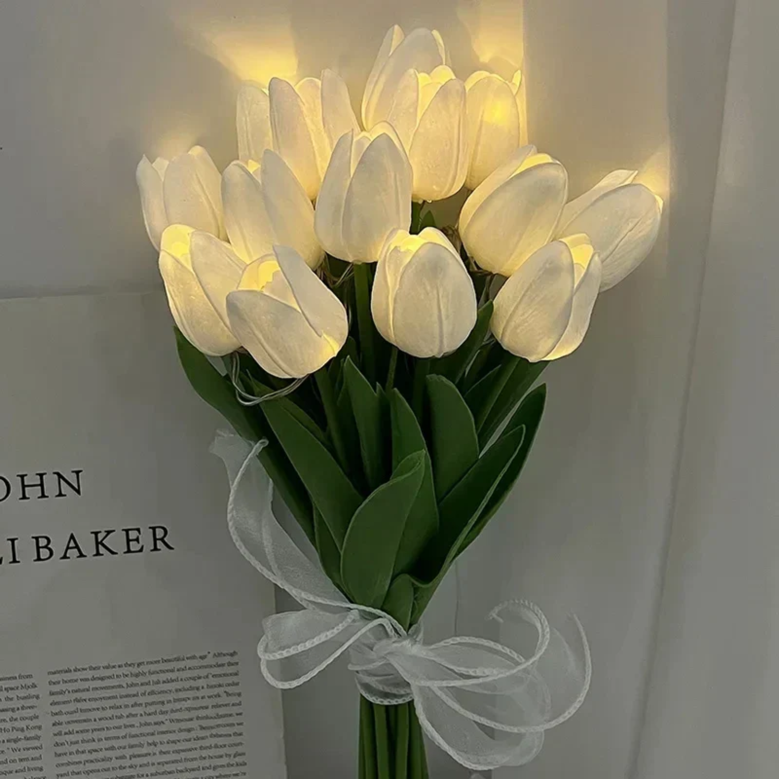 TulipGlow - Portable LED Tulip Night Light