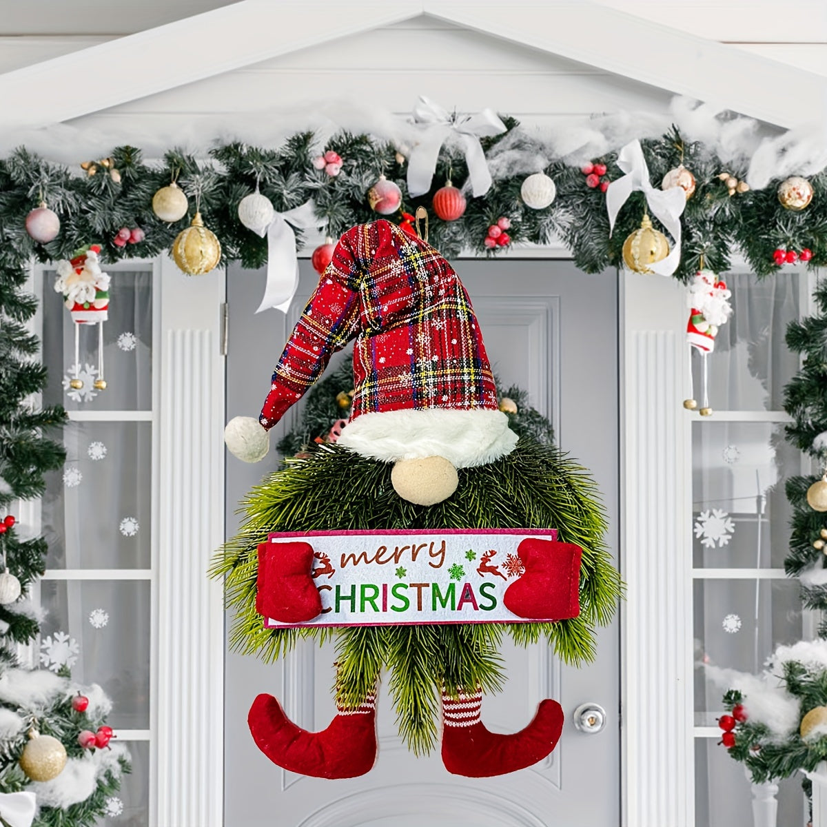 Art Deco Christmas Wreath