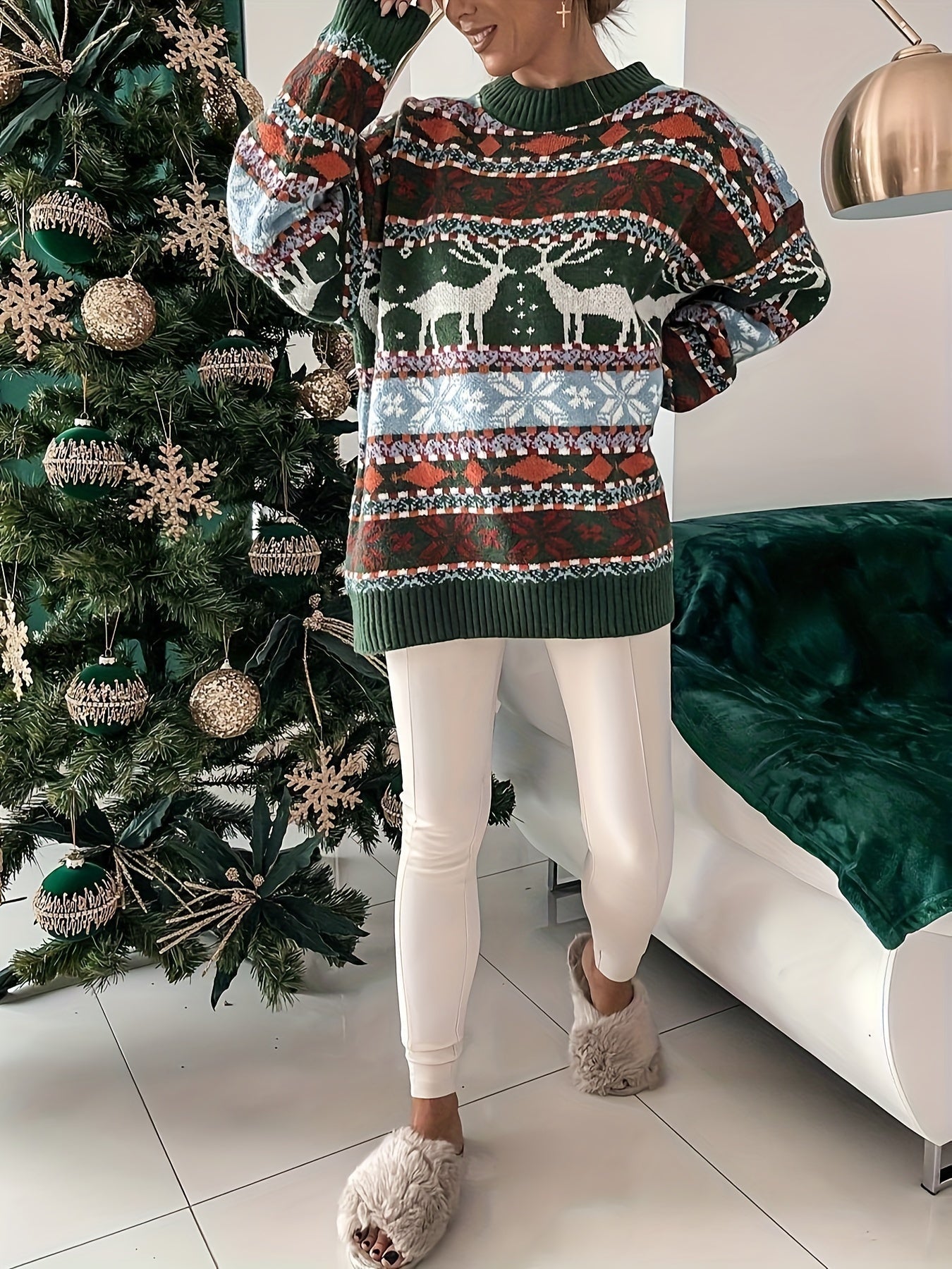 Cozy Christmas Pattern Sweater