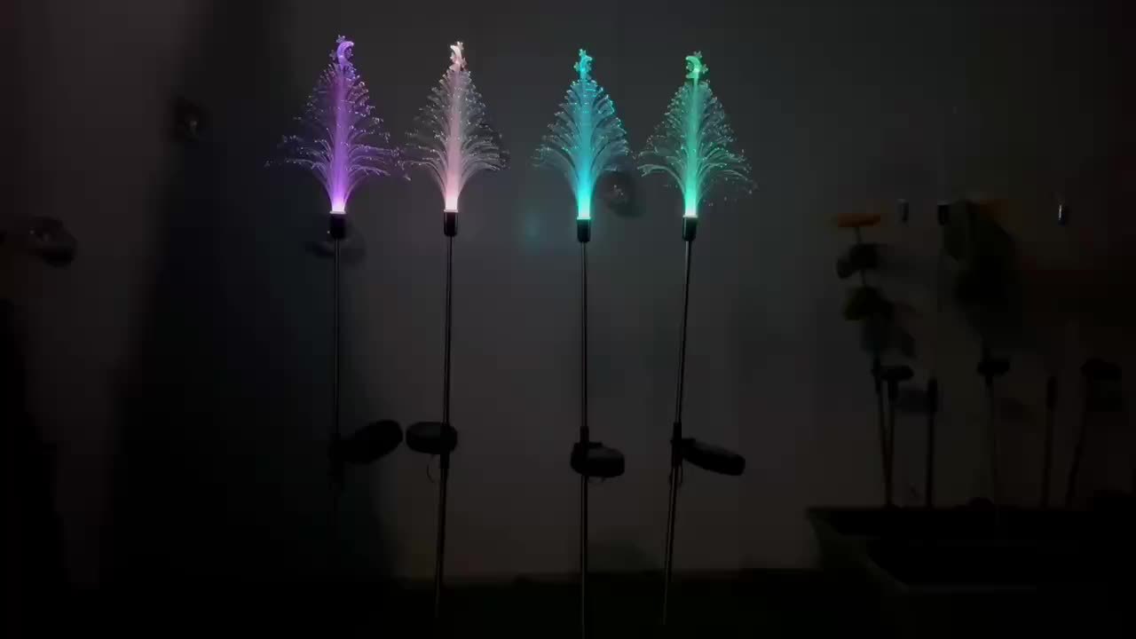Glow | Solar Christmas Tree Lights with 7 Color Changes