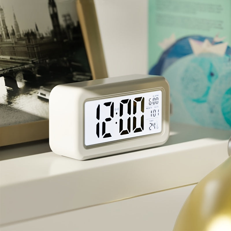 GlowStack - Minimalist Stackable LED Digital Alarm Clock