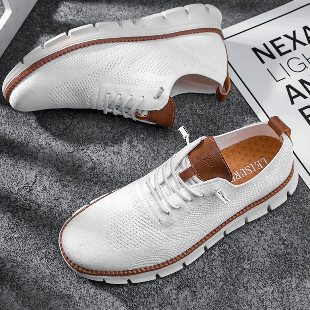 Lightweight and breathable elegant sneakers for men with anti-slip design