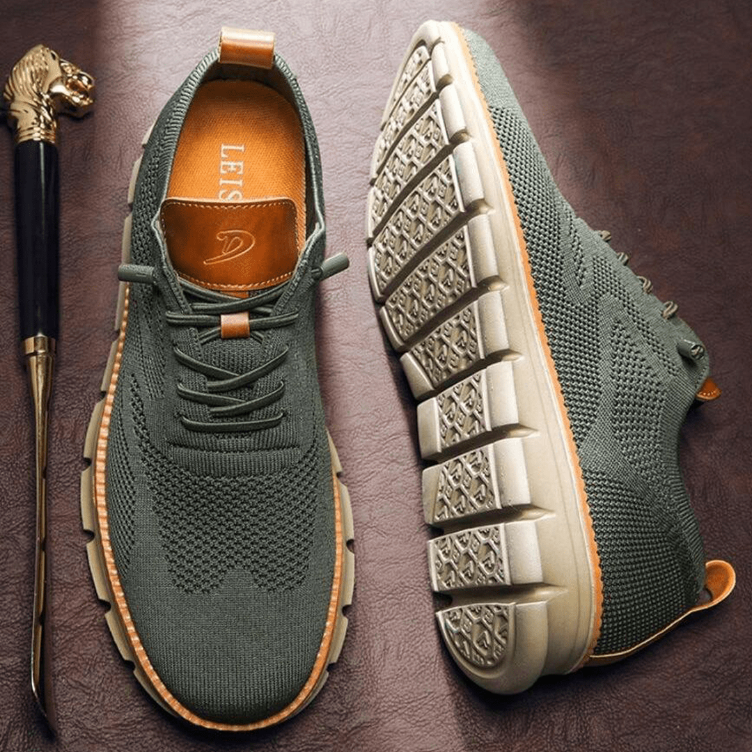 Lightweight and breathable elegant sneakers for men with anti-slip design