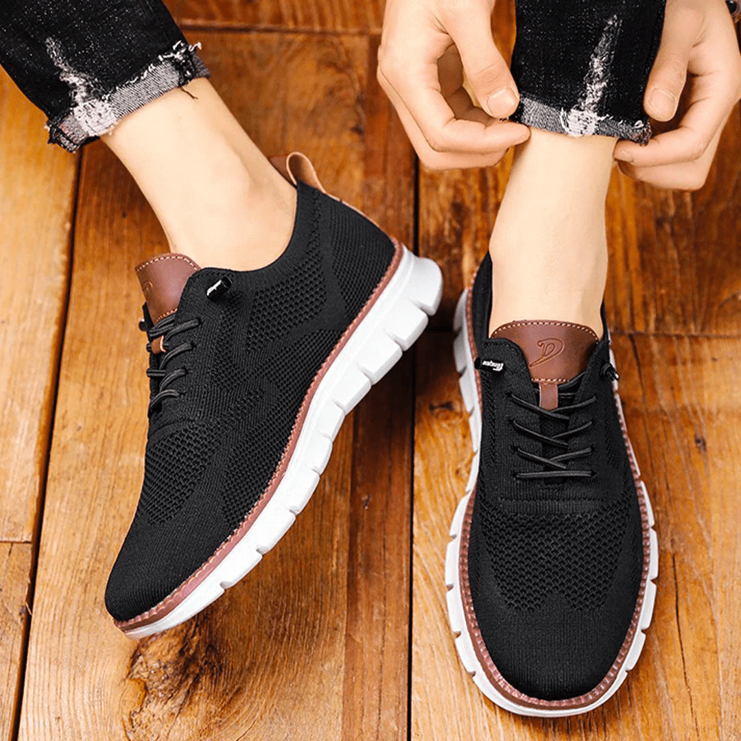 Lightweight and breathable elegant sneakers for men with anti-slip design