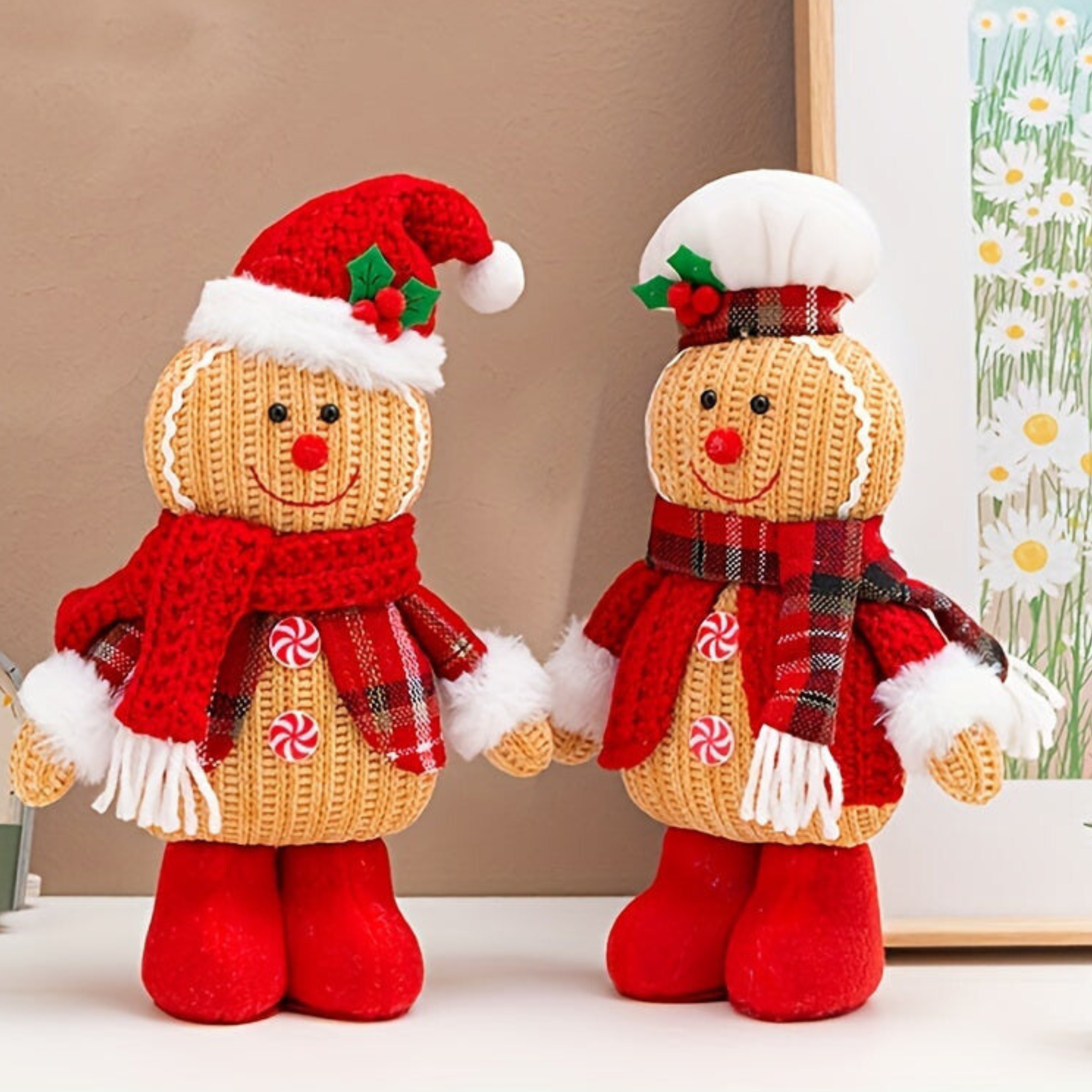 FestiveFun - Decorative Handcrafted Knitted Christmas Figures
