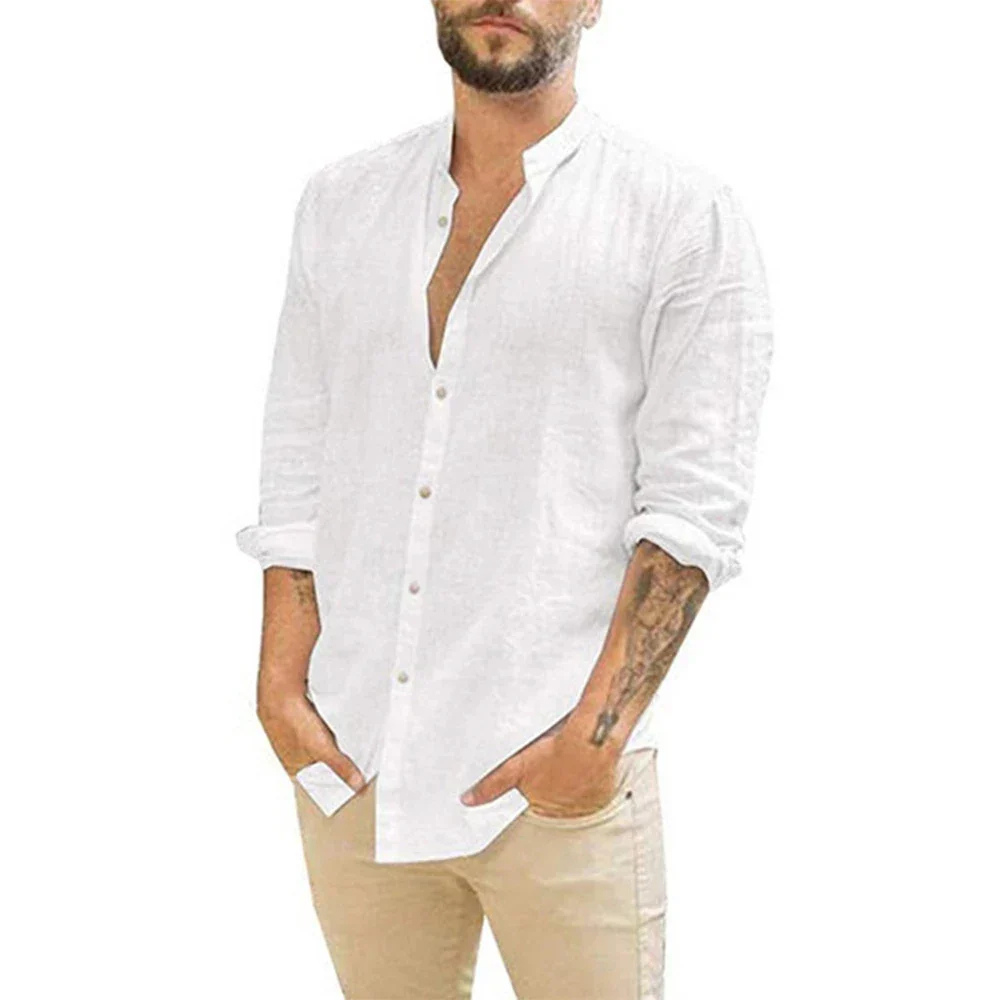 Brendon - Modern long-sleeve shirt with turtleneck