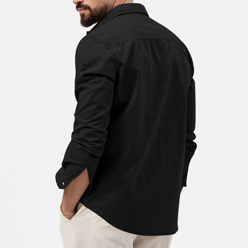 Victor classic long-sleeve shirt with button closure