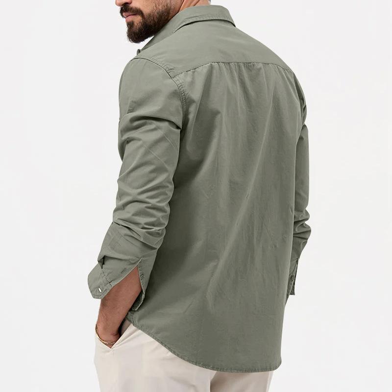 Victor classic long-sleeve shirt with button closure