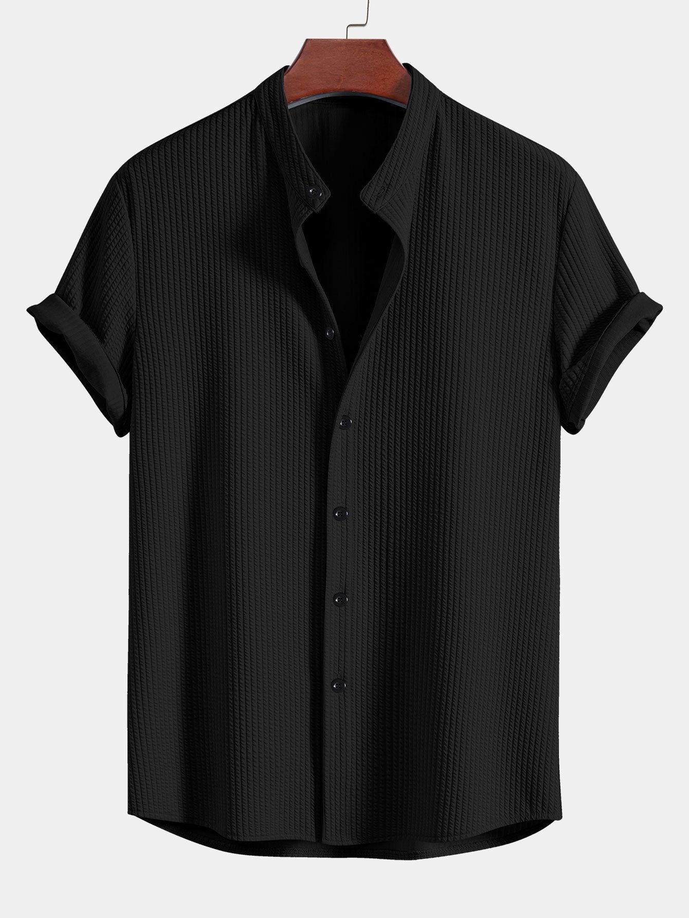 Markus | Ribbed Turtleneck Shirt with a Fitted cut