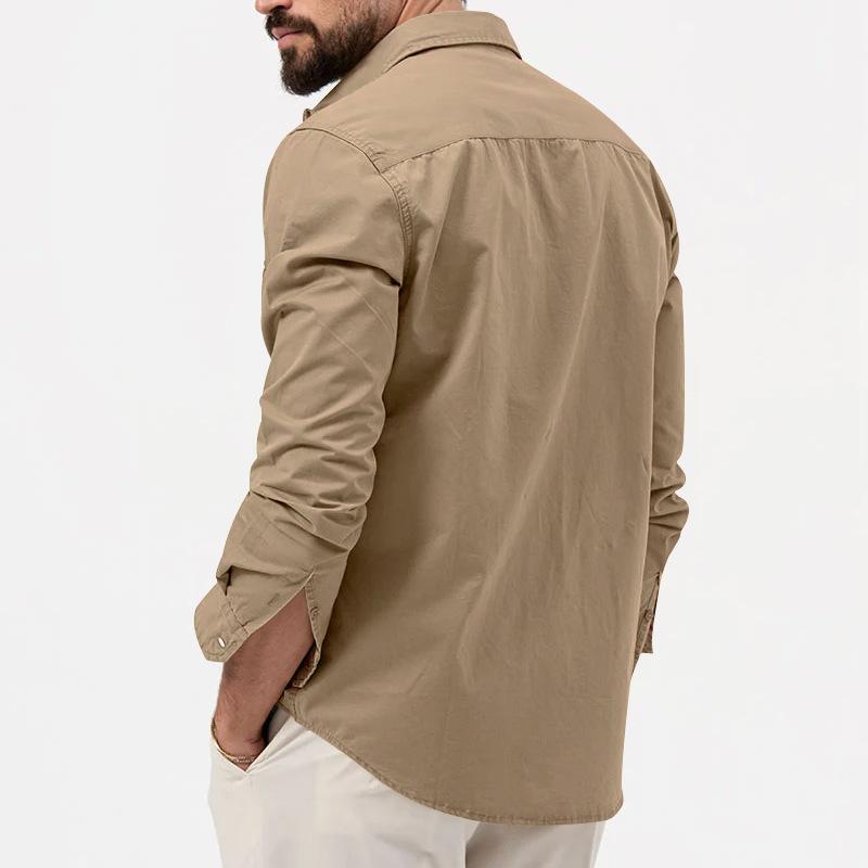 Victor classic long-sleeve shirt with button closure