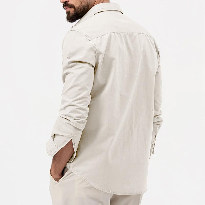 Victor classic long-sleeve shirt with button closure