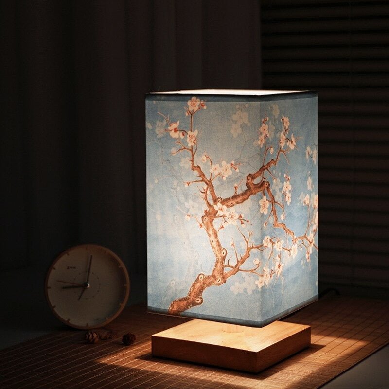 ZenGlow - East Asian-Style Cubical Table Lamp Collection